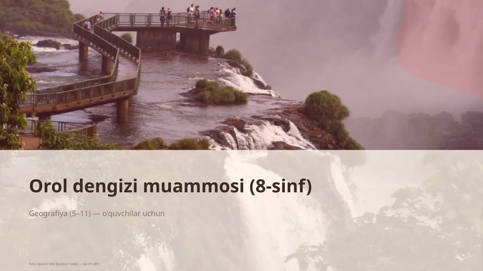 Orol dengizi muammosi (8-sinf)