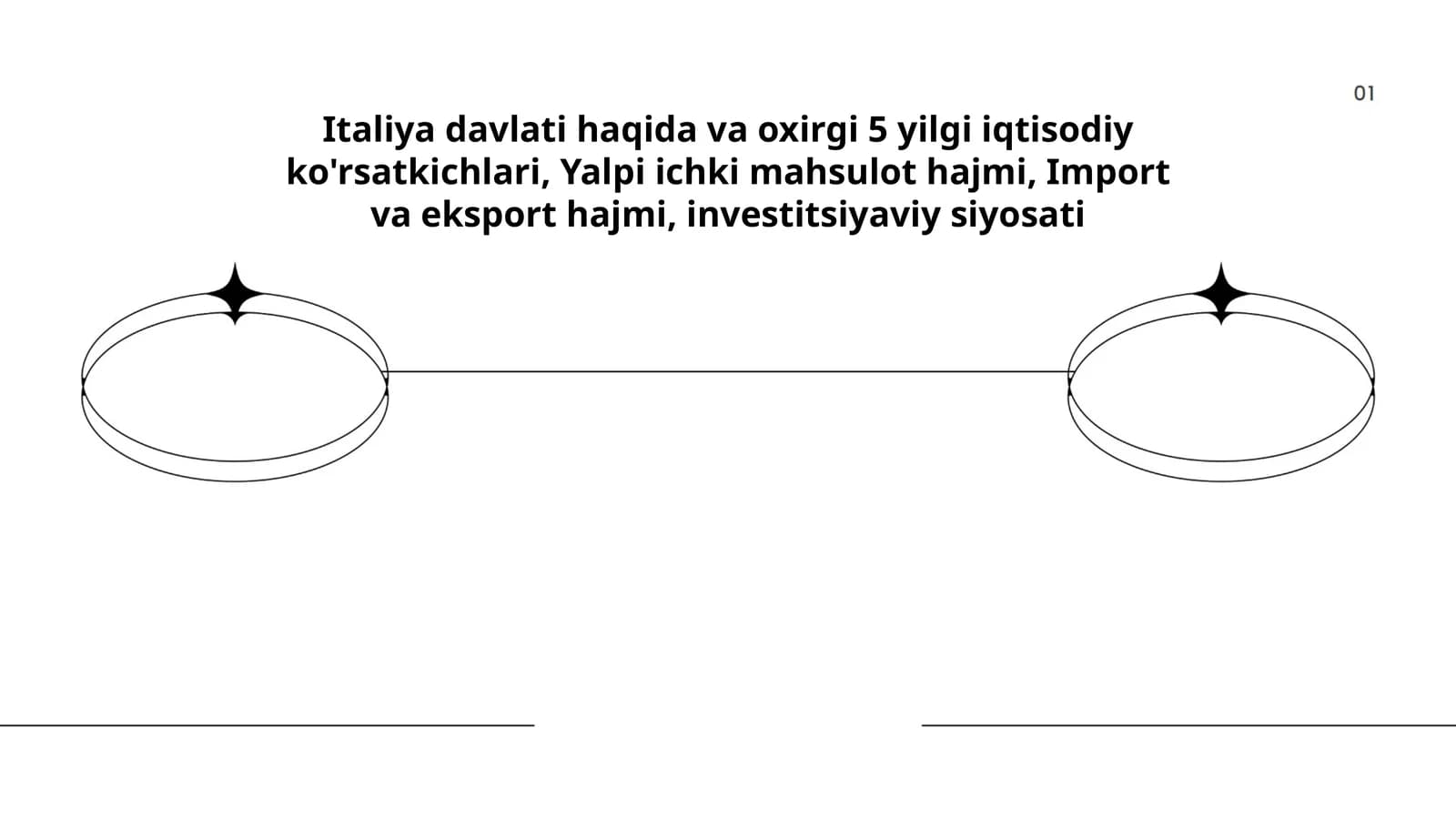 Italiya davlati haqida va oxirgi 5 yilgi iqtisodiy ko'rsatkichlari