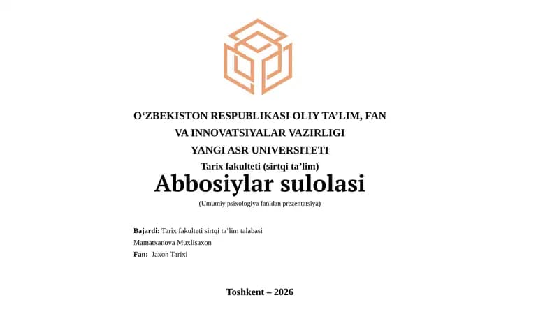 Abbosiylar sulolasi