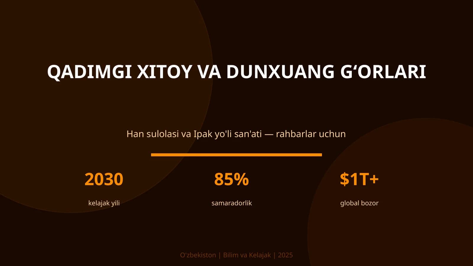 QADIMGI XITOY VA DUNXUANG G’ORLARI