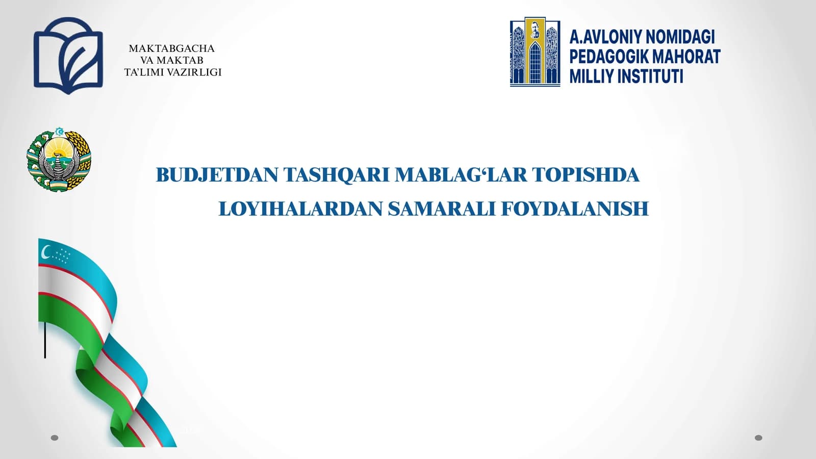 Har Birmaktab Direktoriy Muassasasini Innovatsion Rivojlantirish