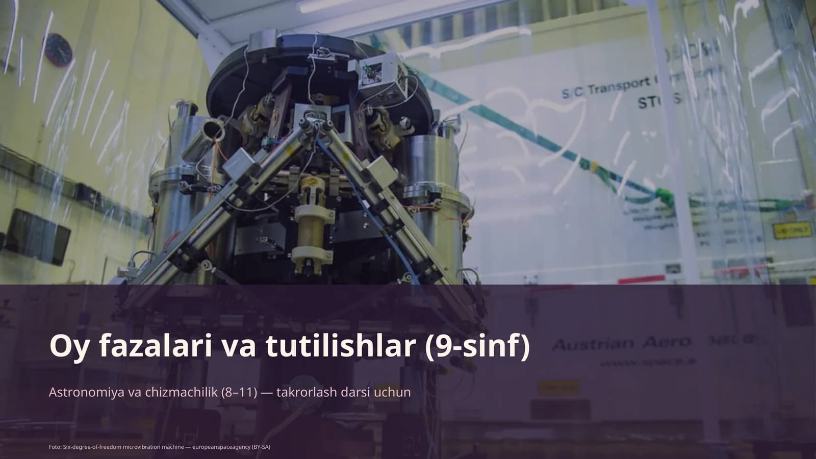 Oy fazalari va tutilishlar (9-sinf)