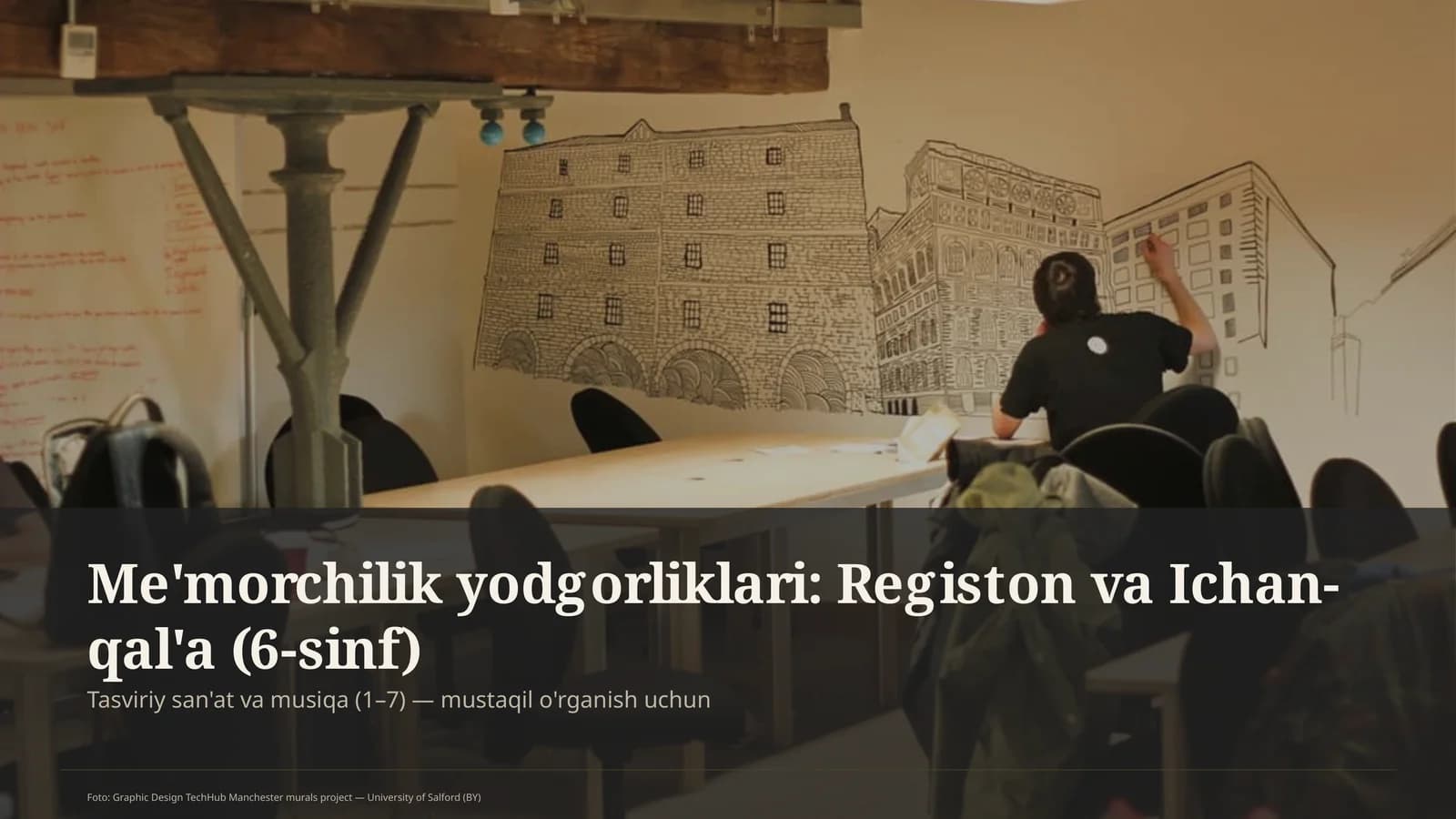 Me'morchilik yodgorliklari: Registon va Ichan-qal'a (6-sinf)