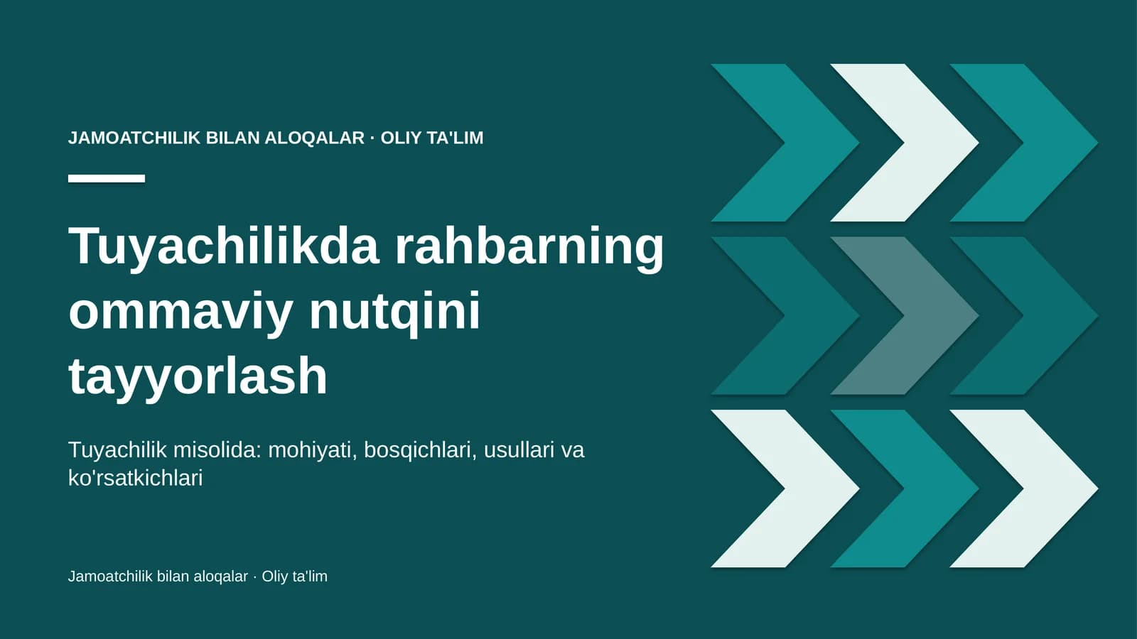 tuyachilikda rahbarning ommaviy nutqini tayyorlash 4838