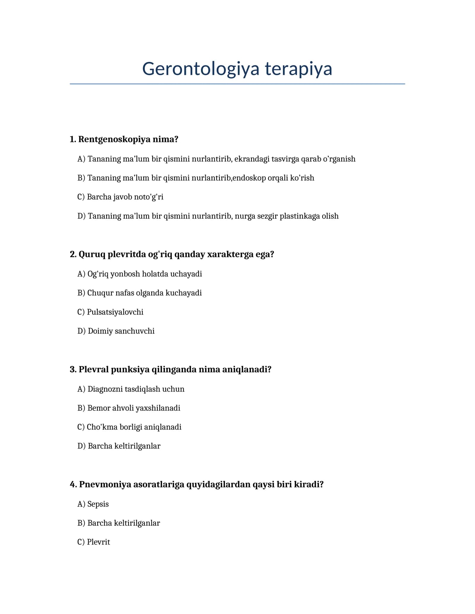 Gerontologiya terapiya