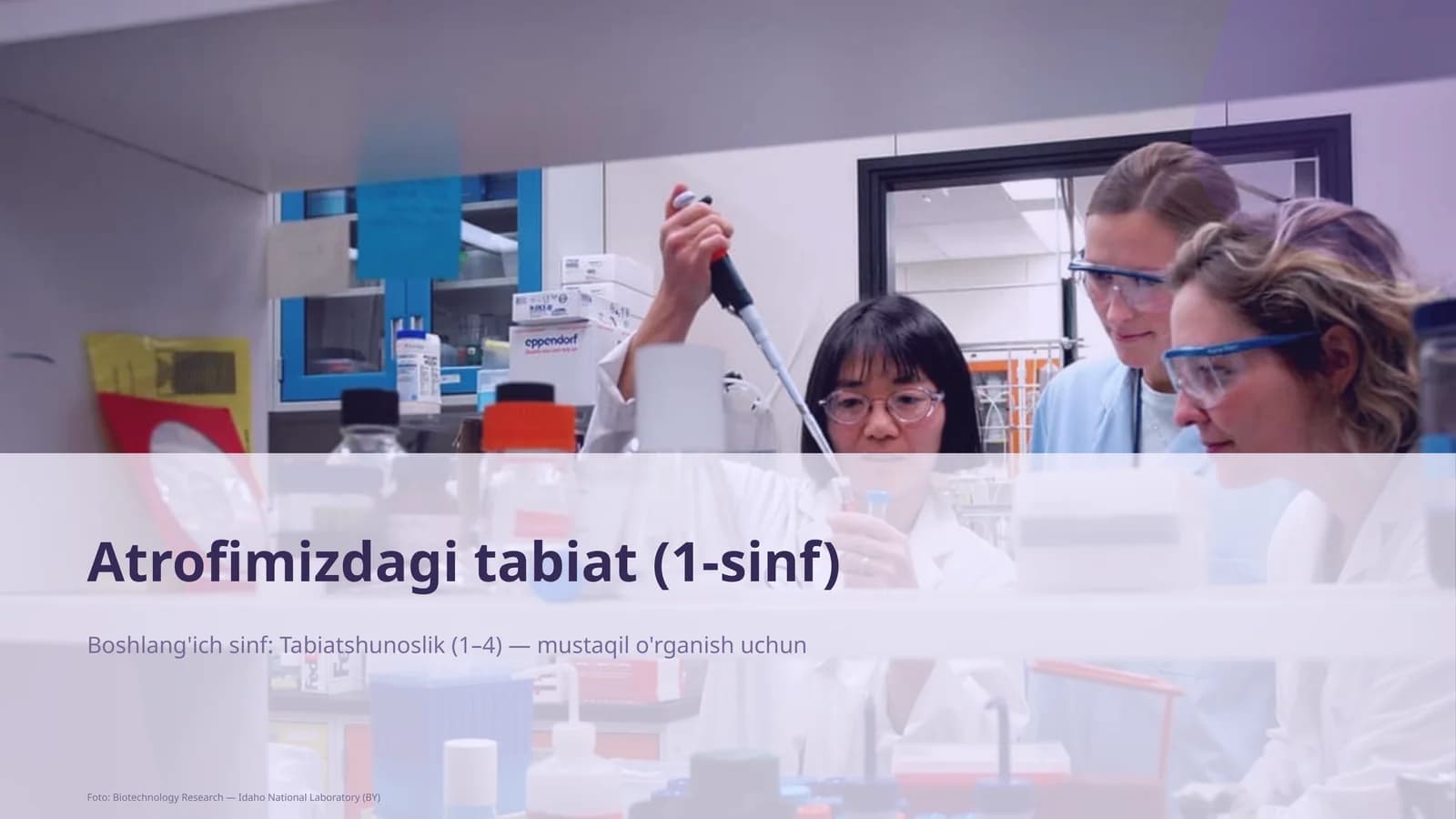Atrofimizdagi tabiat (1-sinf)