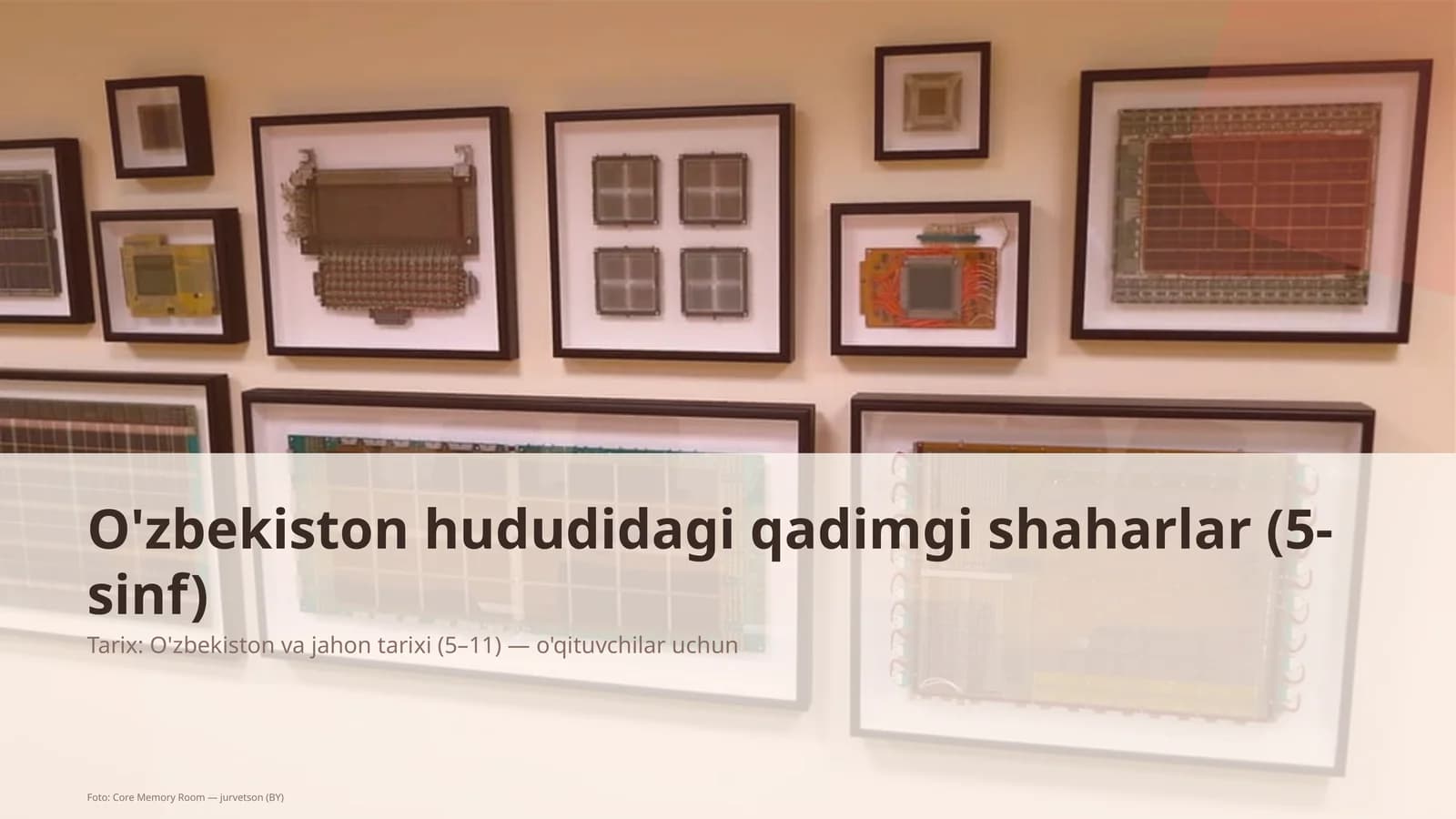 O'zbekiston hududidagi qadimgi shaharlar (5-sinf)