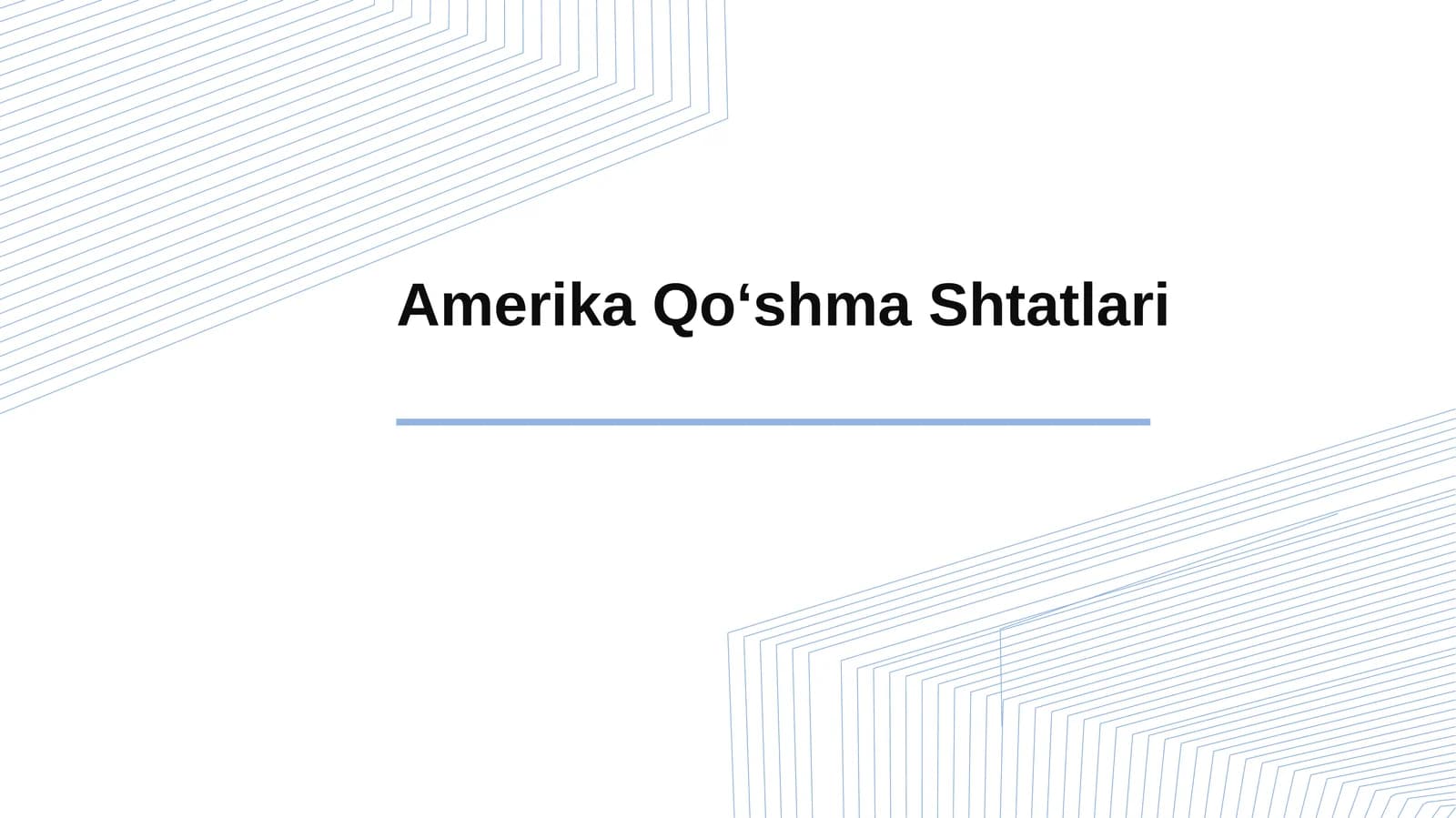 Amerika Qo‘shma Shtatlari