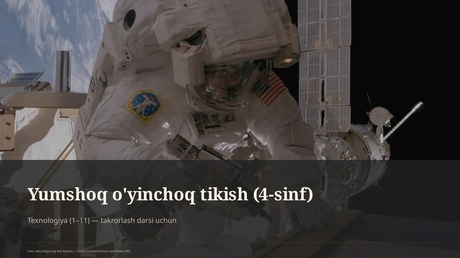 Texnologiya (1–11) — takrorlash darsi uchun