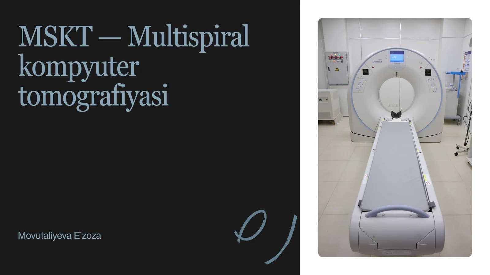 MSKT — Multispiral kompyuter tomografiyasi