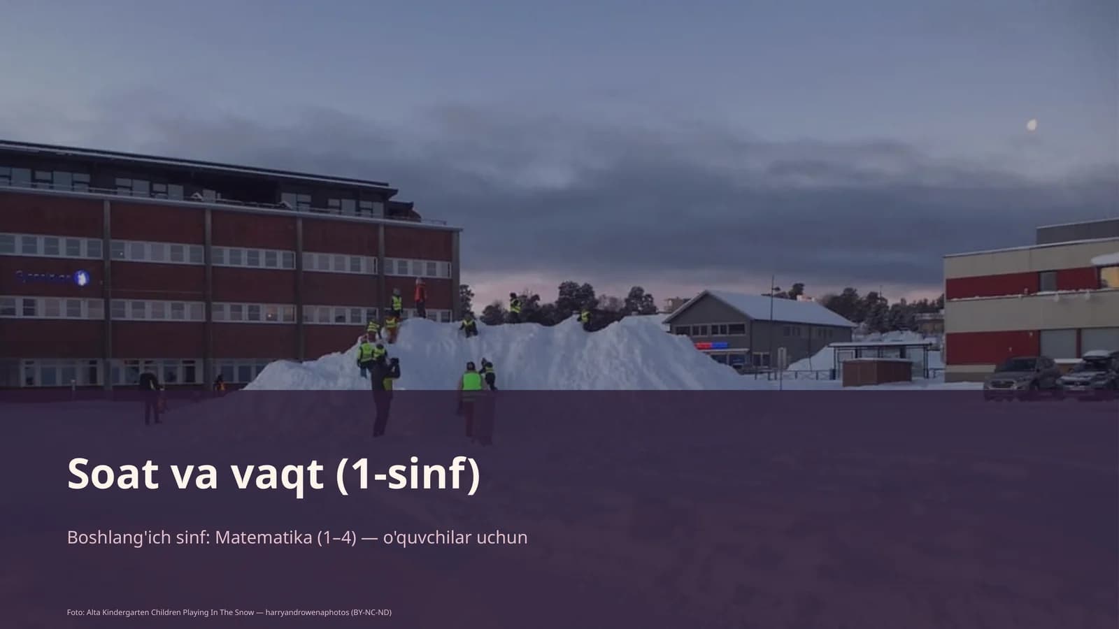 Soat va vaqt (1-sinf)