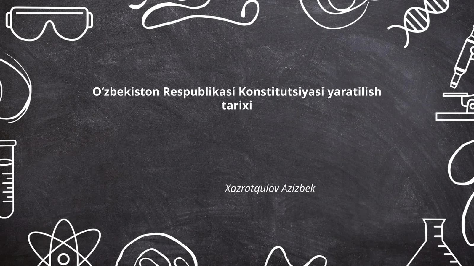 Oʻzbekiston Respublikasi Konstitutsiyasi yaratilish tarixi
