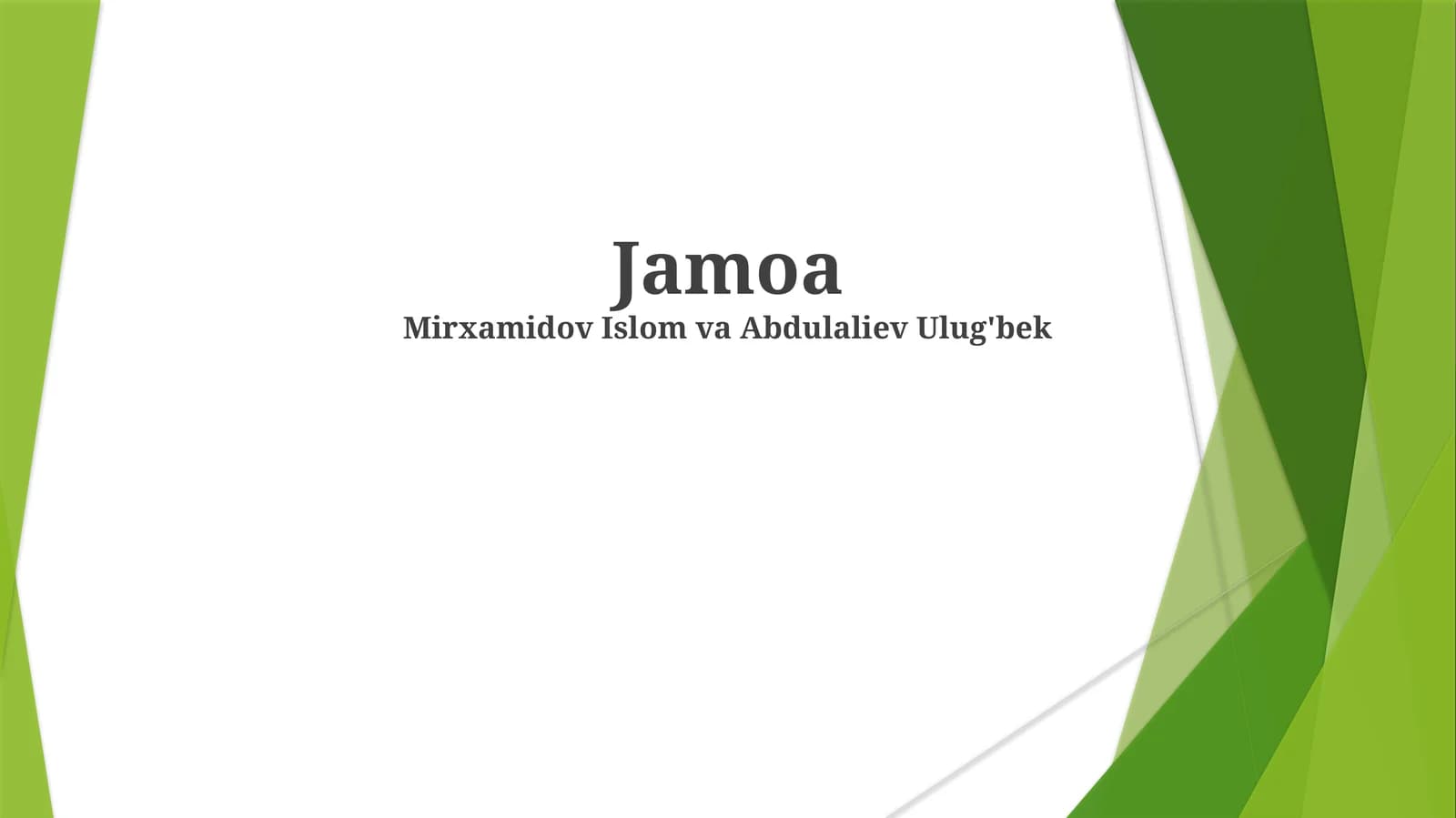 Jamoa