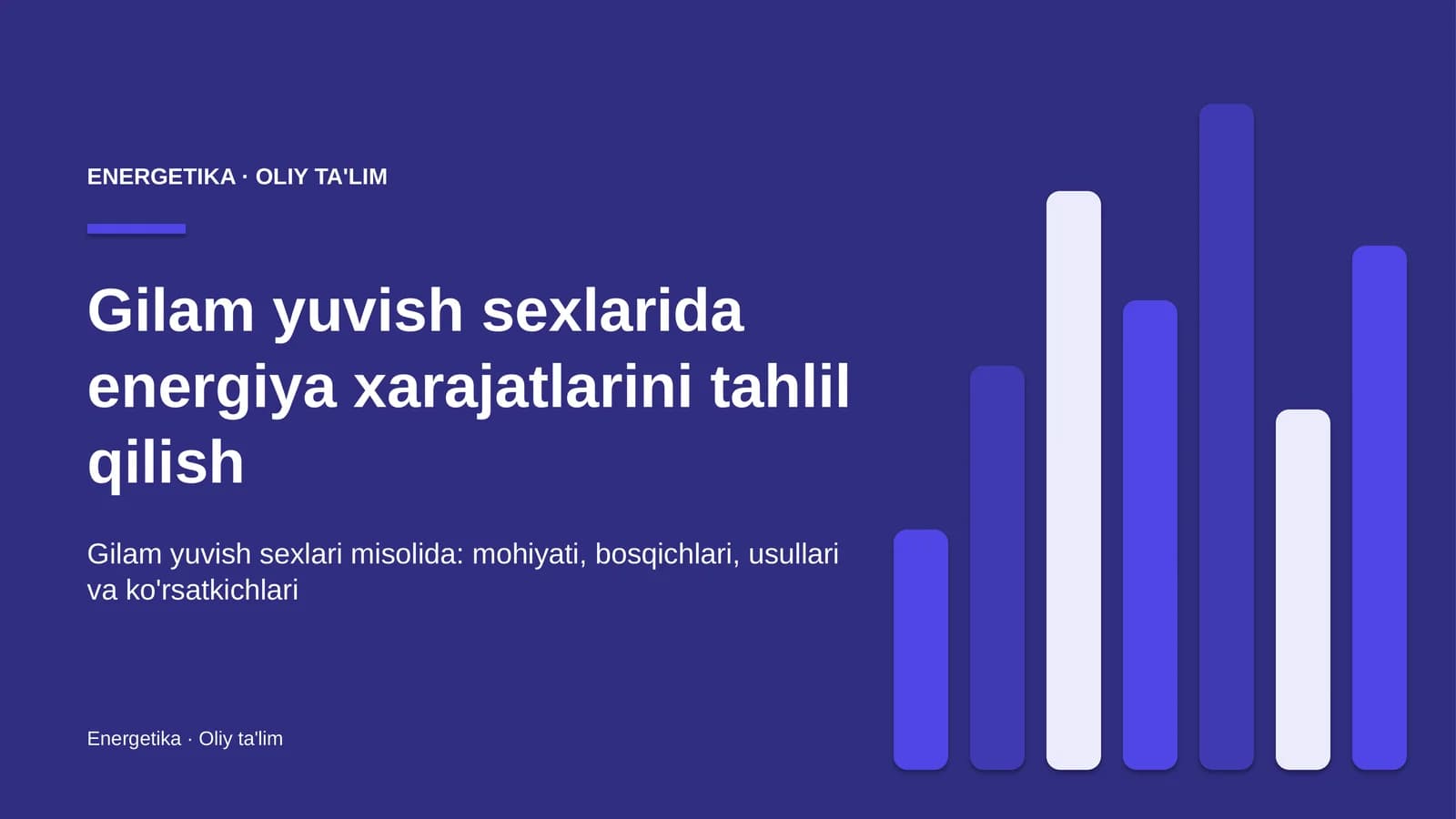 gilam yuvish sexlarida energiya xarajatlarini tahlil qilish 9232