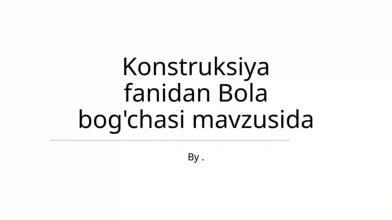 Bola bog'chasi