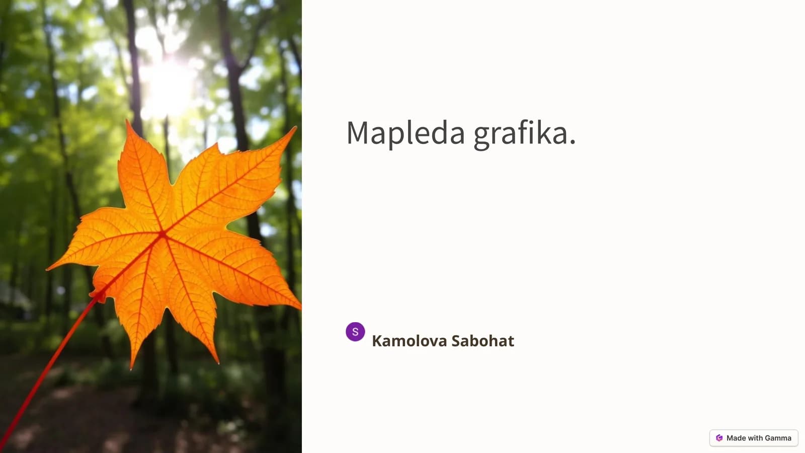 Mapledagrafika