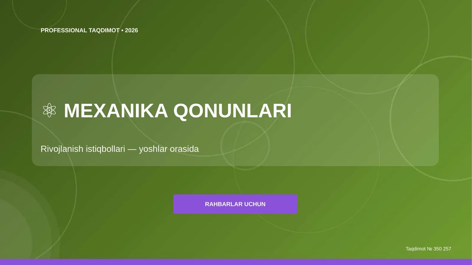 Mexanika qonunlari