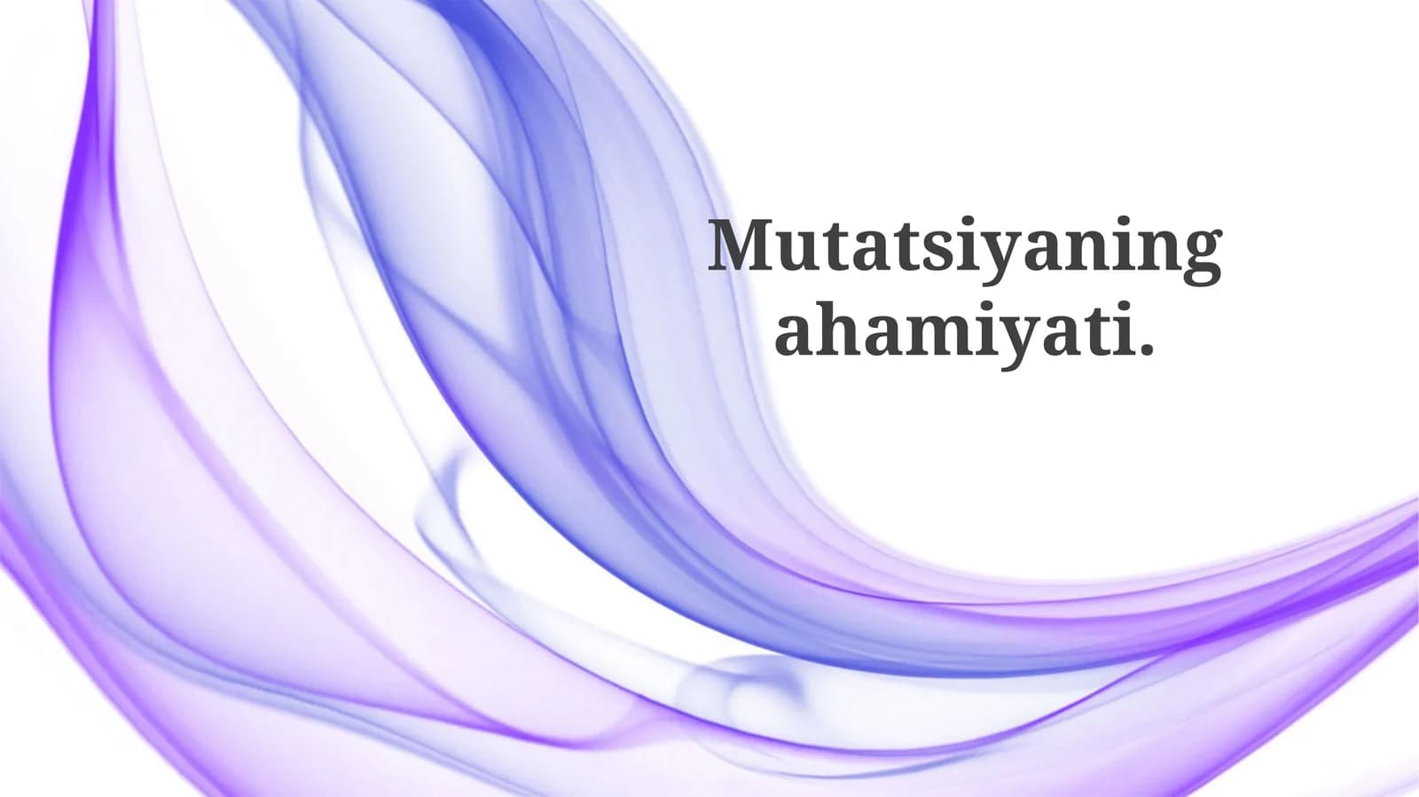 Mutatsiyaningahamiyati