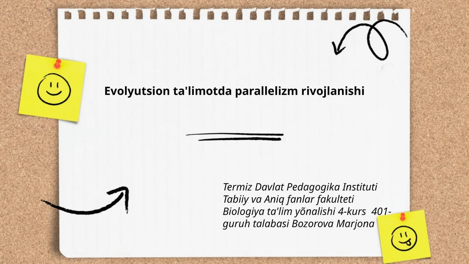 Evolyutsion ta'limotda parallelizm rivojlanishi