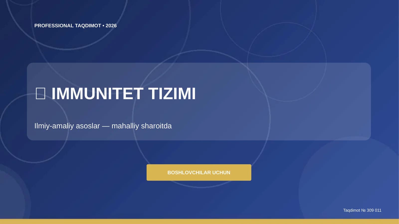 IMMUNITET TIZIMI
