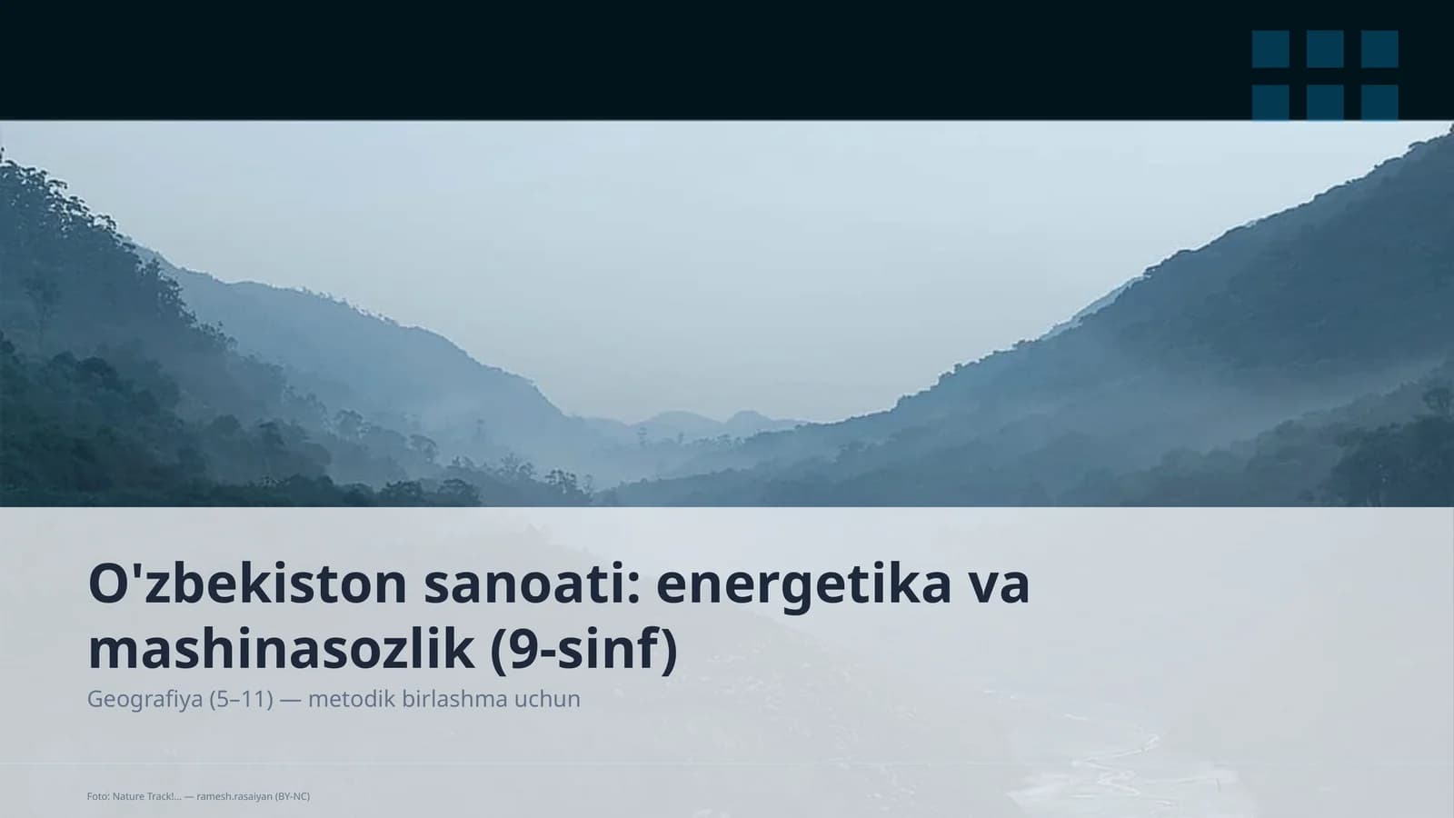 Geografiya (5–11) — metodik birlashma uchun