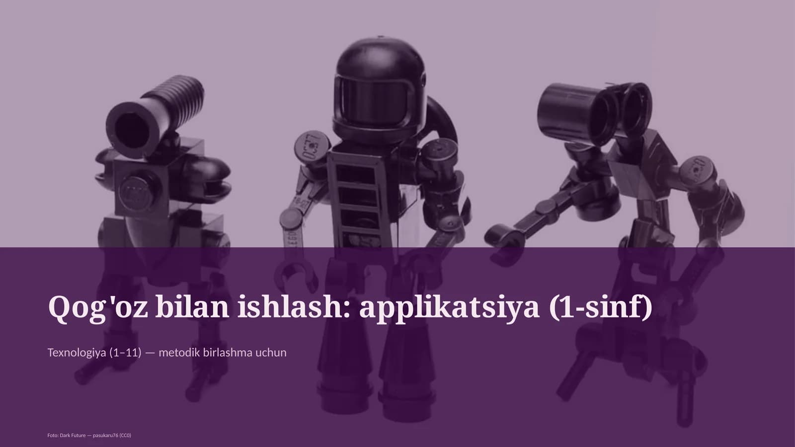 Qog'oz bilan ishlash: applikatsiya (1-sinf)