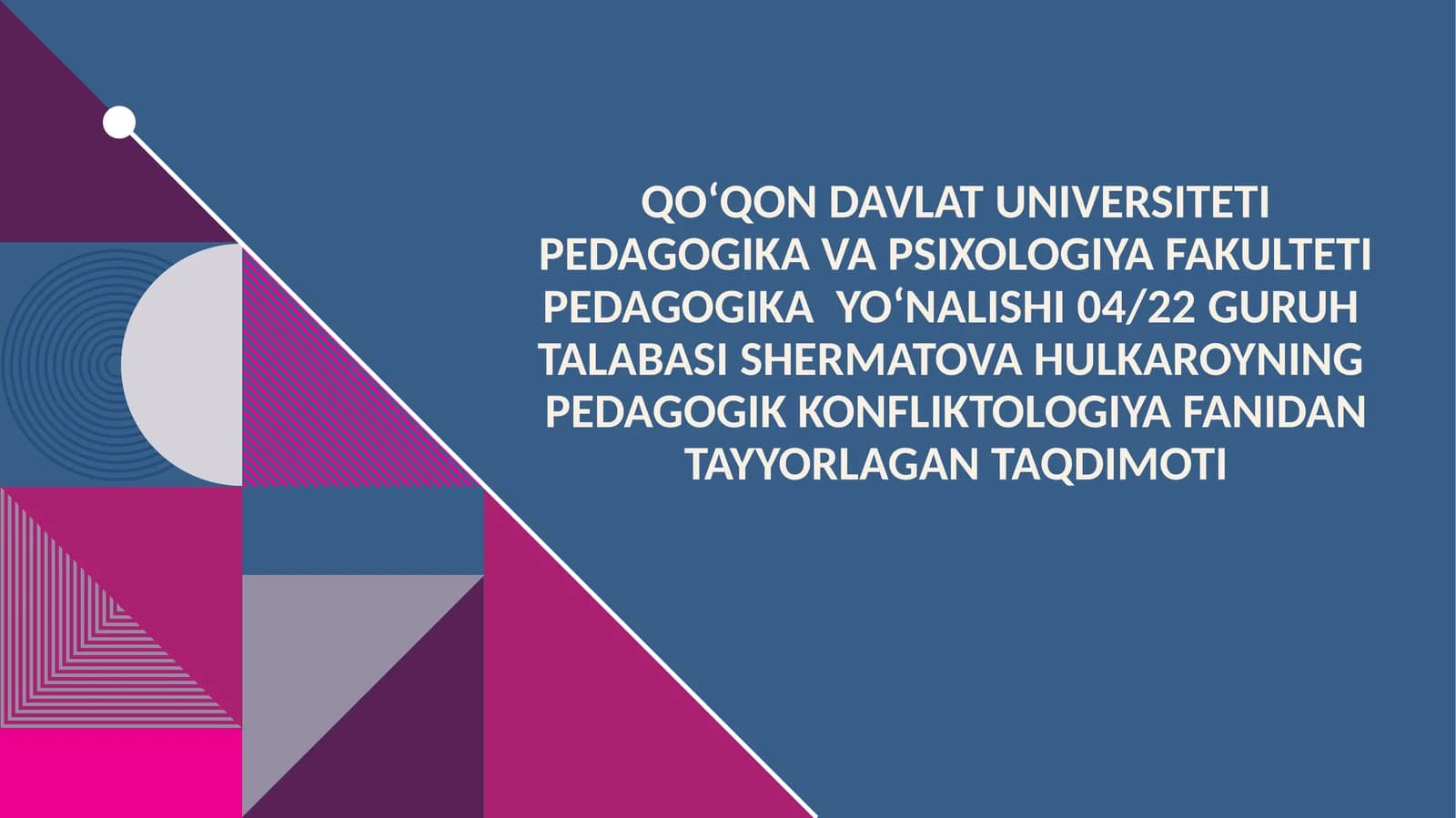 O’zbeklar mentalitetida muomala madaniyati