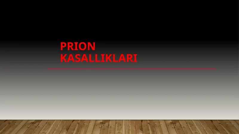 Prion kasalliklari
