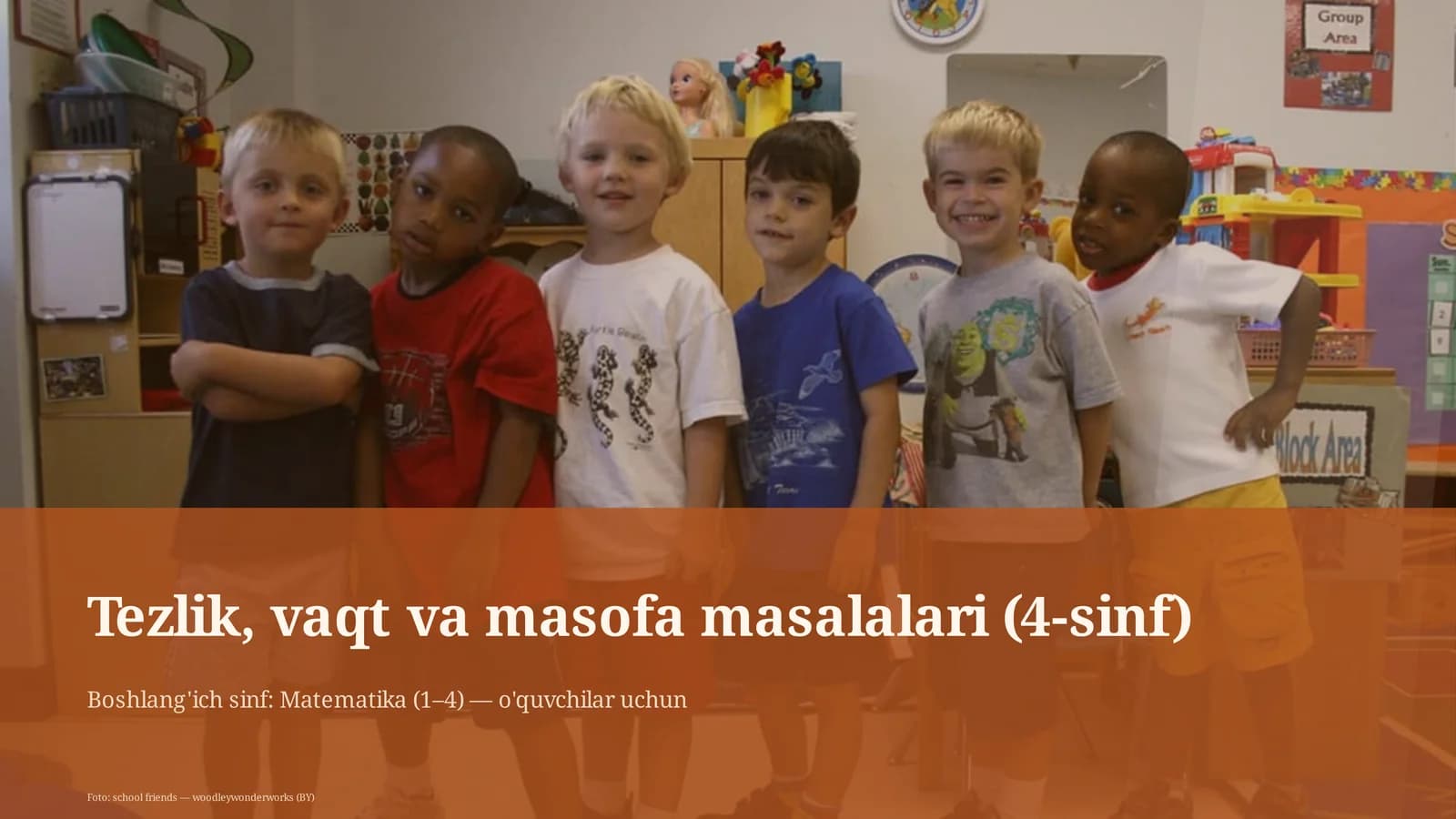 Tezlik, vaqt va masofa masalalari (4-sinf)