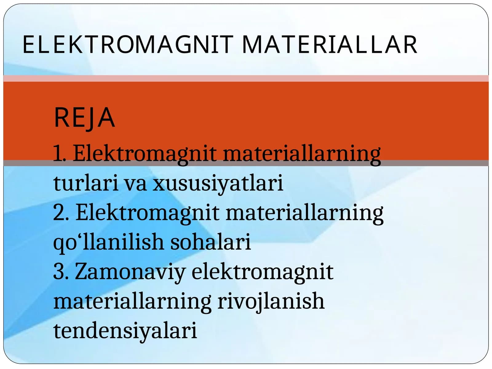 Elektromagnit materiallar