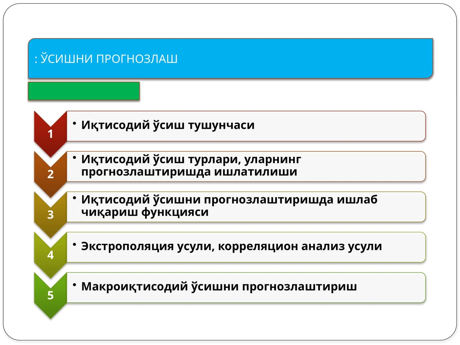 Иқтисодий ўсиш