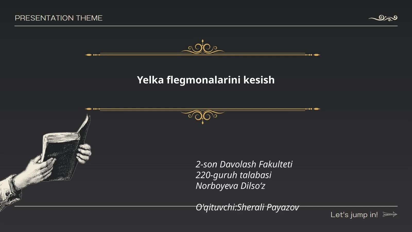 Yelka flegmonalarini kesish