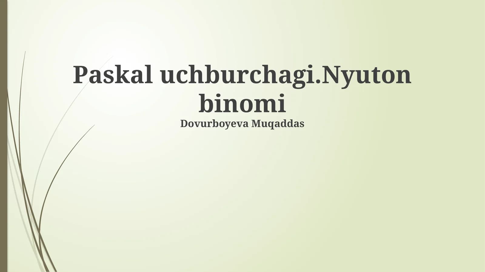 Paskal Uchburchagi