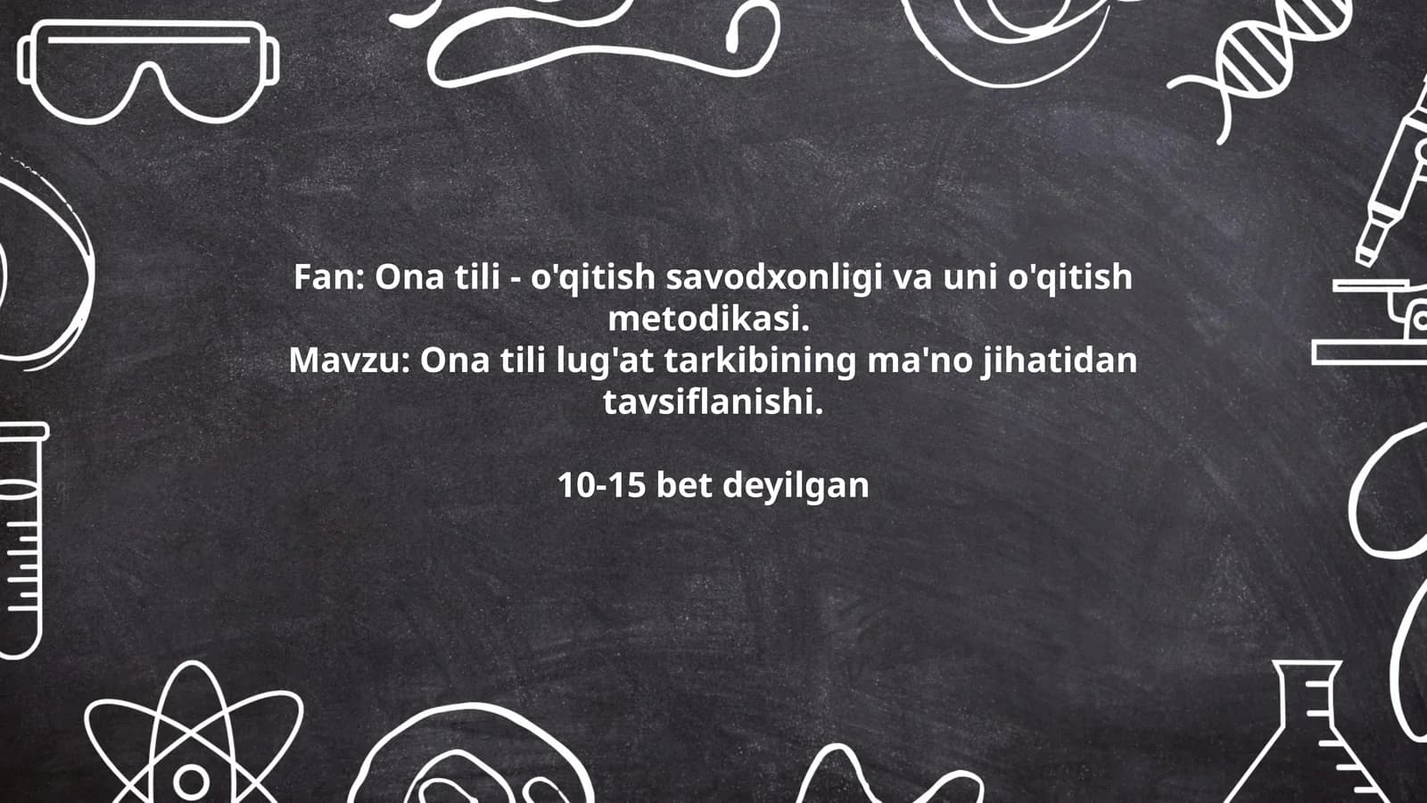 Ona tili lug'at tarkibining ma'no jihatidan tavsiflanishi