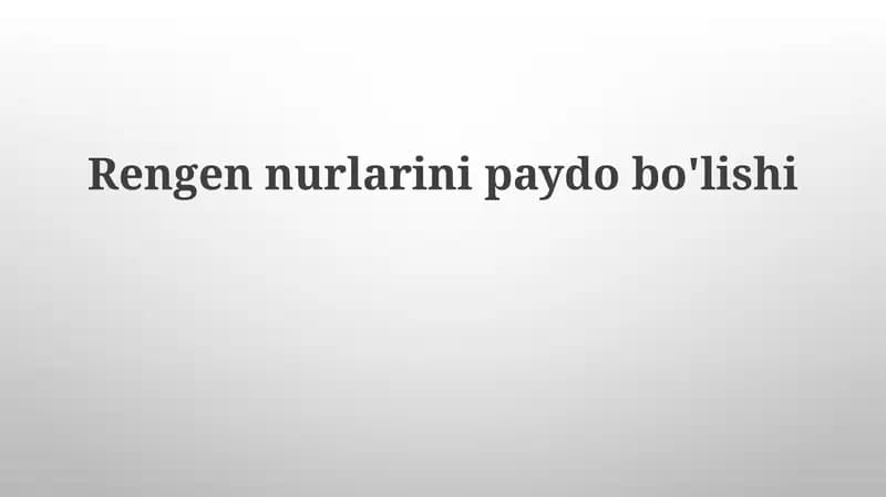 Kamalak nurlari