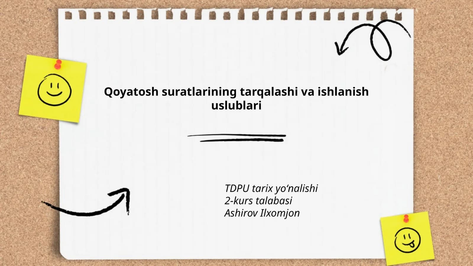 Qoyatosh suratlarining tarqalashi va ishlanish uslublari