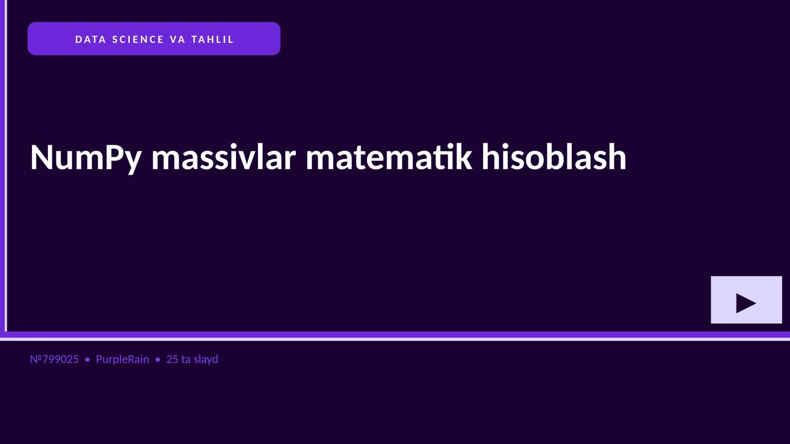 DATA SCIENCE VA TAHLIL