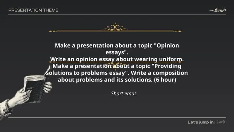 Opinion essays
