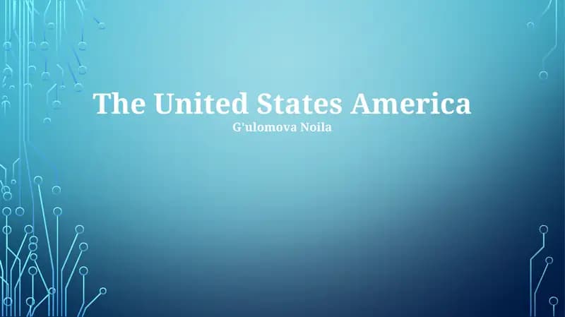 The United States America