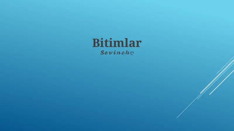 Bitimlar
