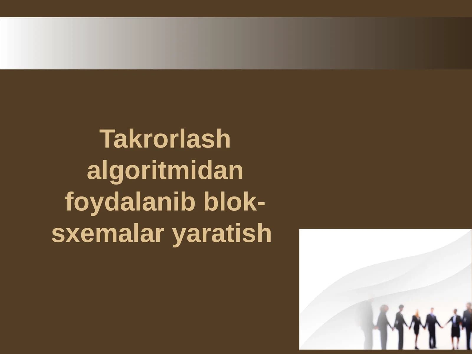 Blok-sxemalar yaratish