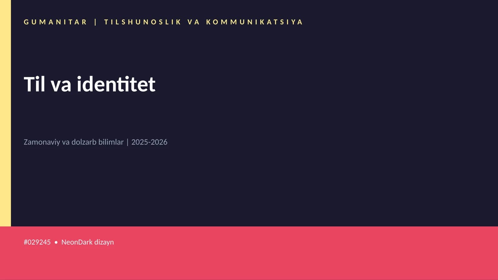 Til va identitet