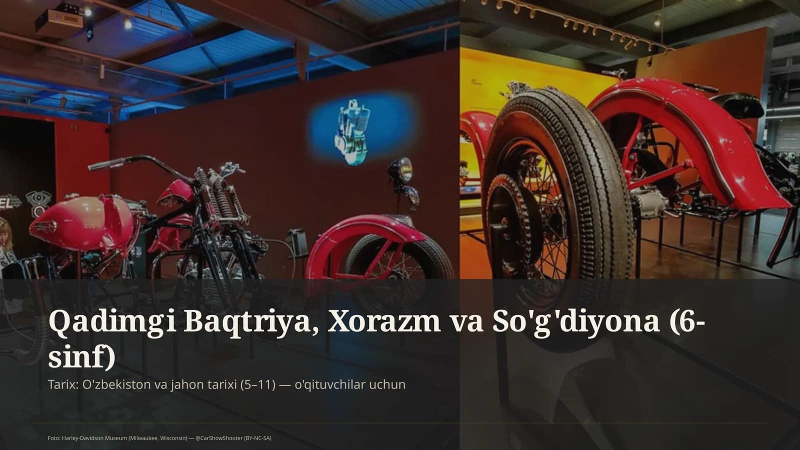 Qadimgi Baqtriya, Xorazm va So'g'diyona (6-sinf)