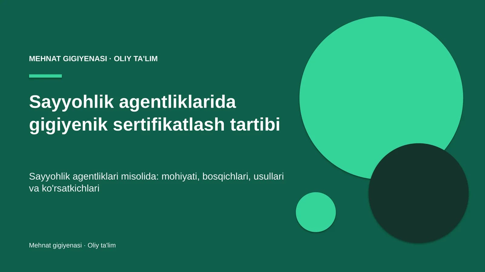 sayyohlik agentliklarida gigiyenik sertifikatlash tartibi 8114