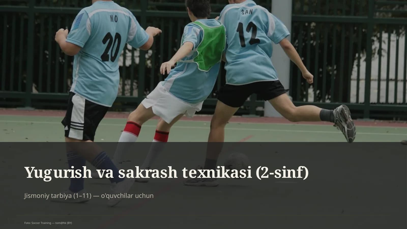 Yugurish va sakrash texnikasi (2-sinf)