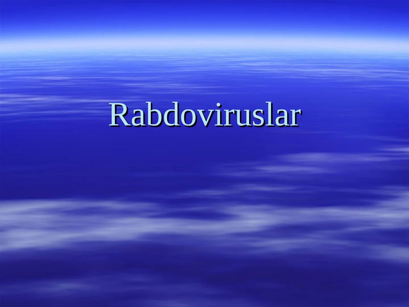 Rabdoviruslar