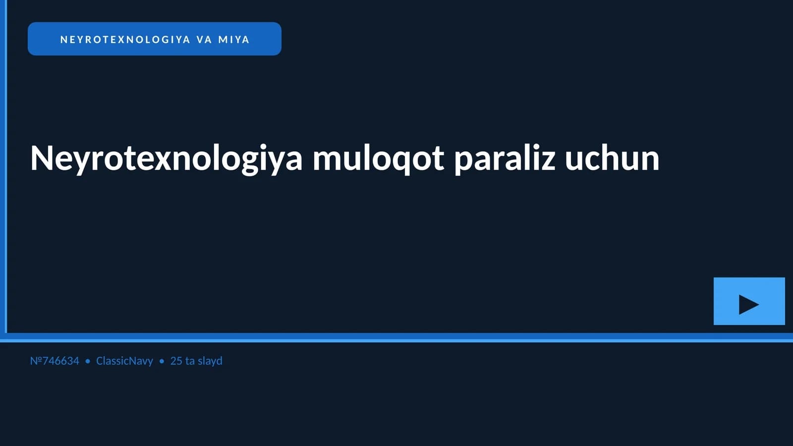 Neyrotexnologiya va Miya