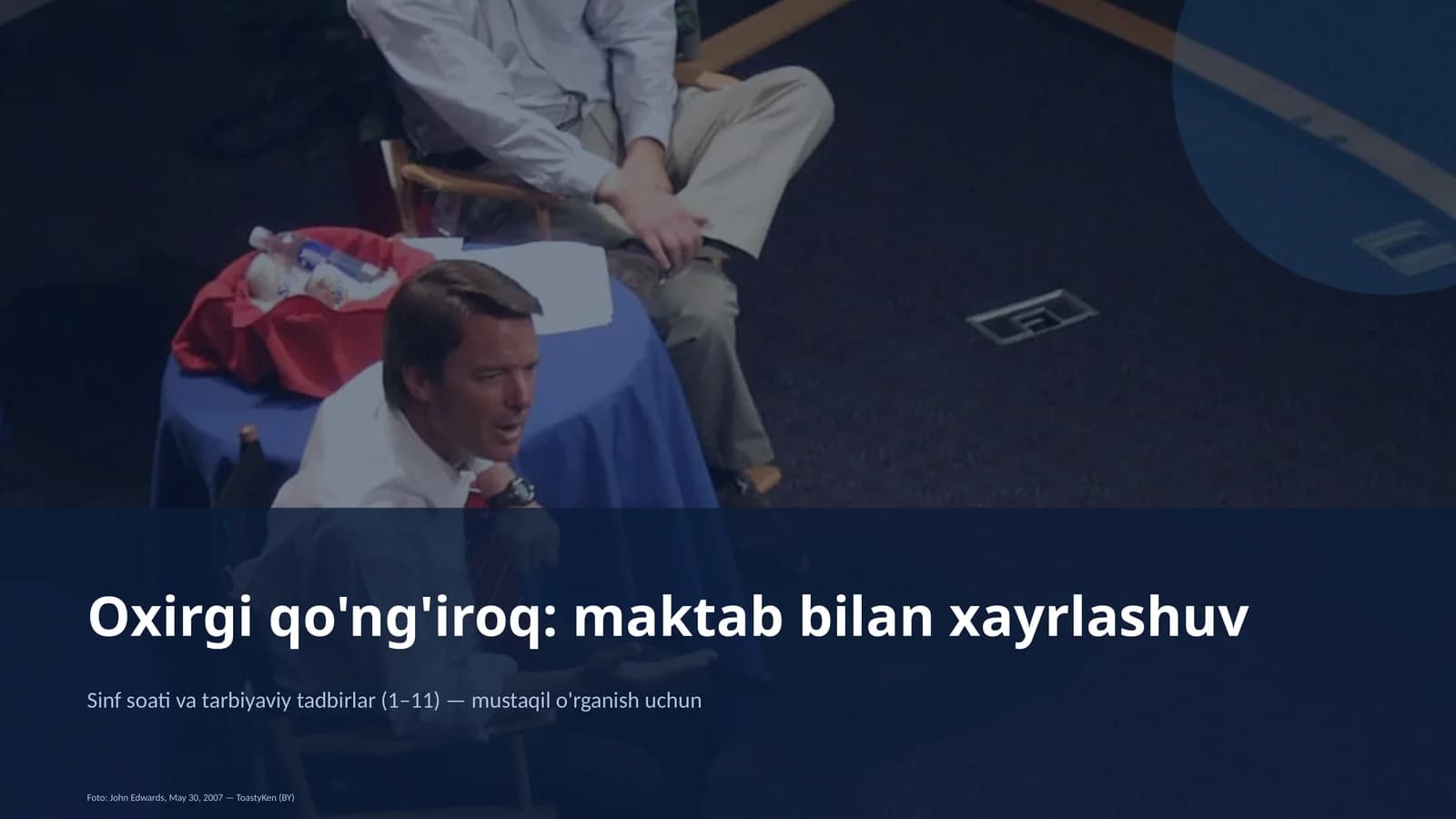 Oxirgi qo'ng'iroq: maktab bilan xayrlashuv