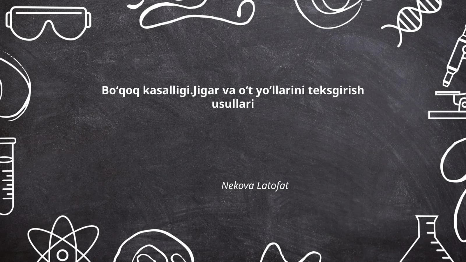 Boʻqoq kasalligi.Jigar va oʻt yoʻllarini teksgirish usullari