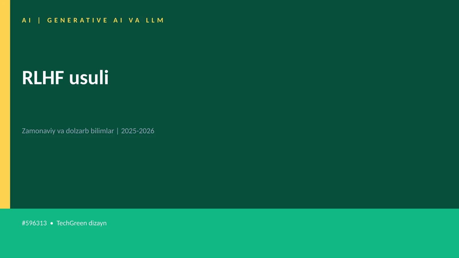 RLHF usuli